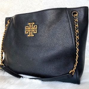 ✨Tory Burch Black Medium Leather Bag